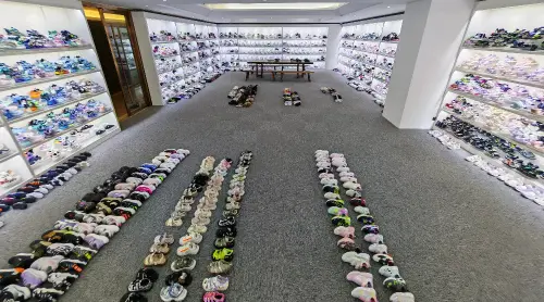 Showroom from china footwear exporter